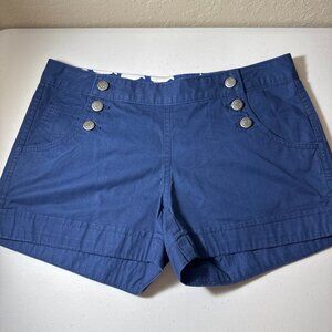 Vineyard Vines Womens Skipper Sailor Nautical Navy Blue Shorts Sz 2